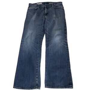 Gap 1969 Standard Relaxed Straight Mid-Rise Denim Jeans Men's 36x32 | Blue